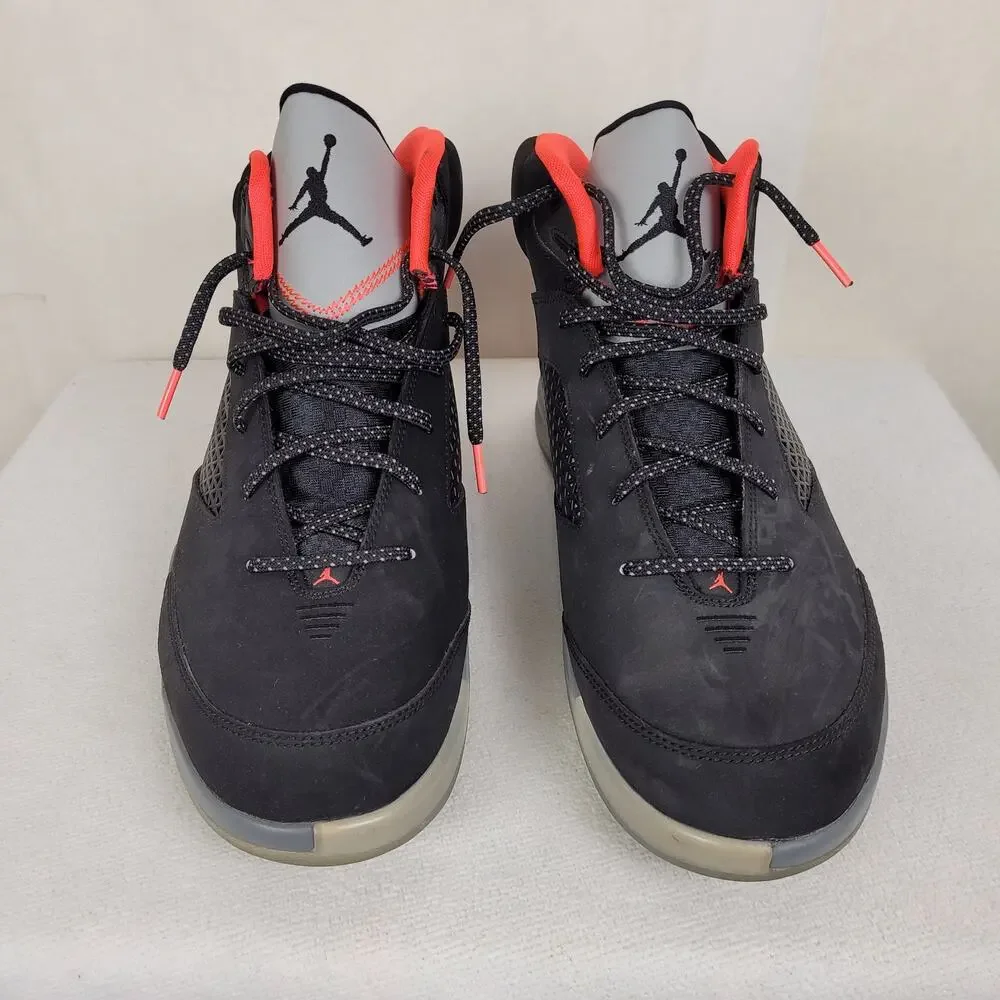 Air Jordan Flight Remix black and cool grey mens Size 12 sneakers 2014